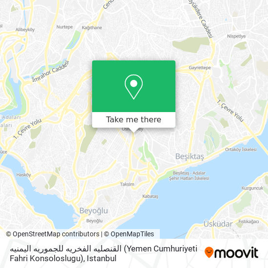 القنصليه الفخريه للجموريه اليمنيه (Yemen Cumhuriyeti Fahri Konsoloslugu) map