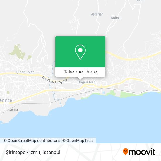 Şirintepe - İzmit map