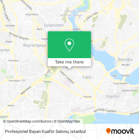 Profesyonel Bayan Kuaför Salonu map