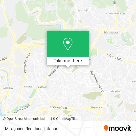 Miraçhane Residans map