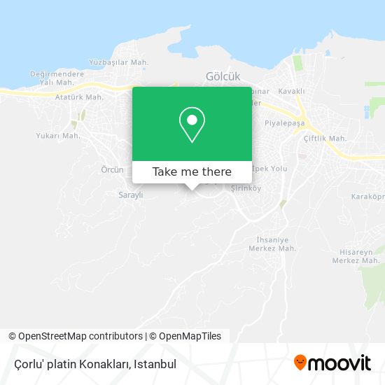 Çorlu' platin Konakları map