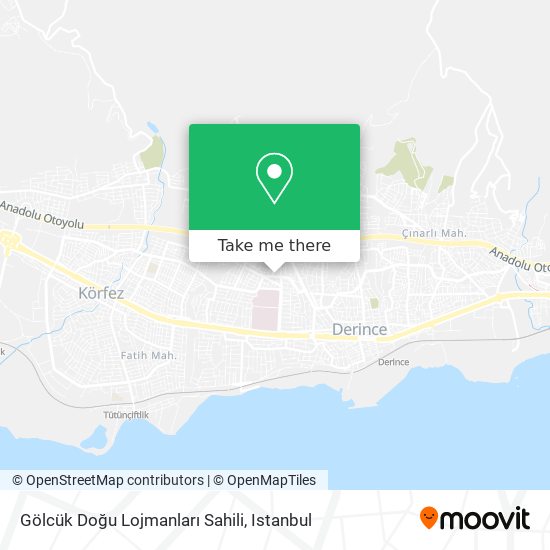 Gölcük Doğu Lojmanları Sahili map