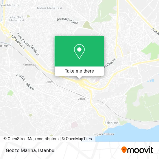 Gebze Marina map