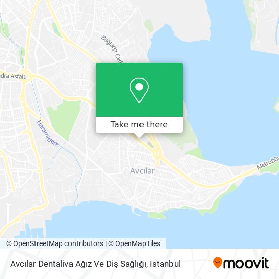 Avcılar Dentaliva Ağız Ve Diş Sağlığı map