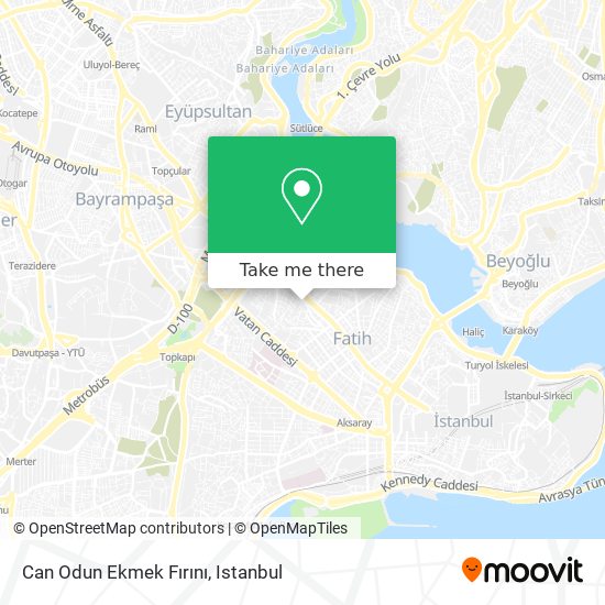 Can Odun Ekmek Fırını map