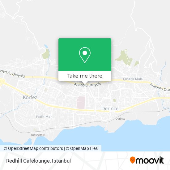 Redhi̇ll Cafelounge map