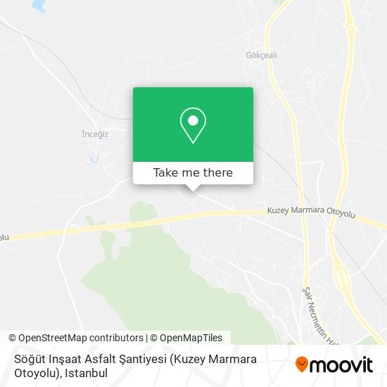 Söğüt Inşaat Asfalt Şantiyesi (Kuzey Marmara Otoyolu) map