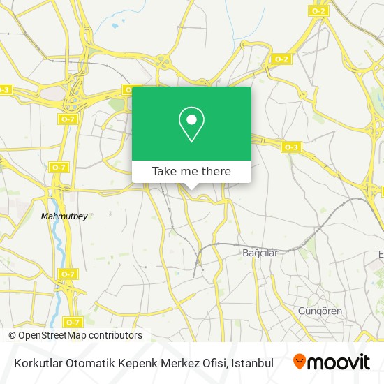 Korkutlar Otomatik Kepenk Merkez Ofisi map