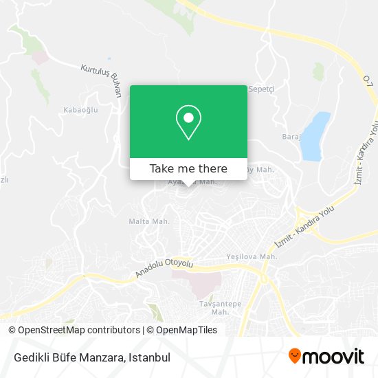 Gedikli Büfe Manzara map
