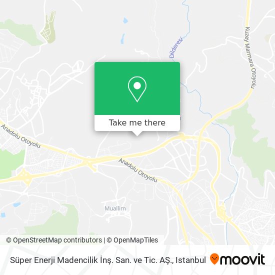 Süper Enerji Madencilik İnş. San. ve Tic. AŞ. map