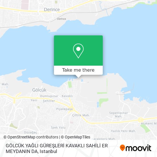 GÖLCÜK YAĞLI GÜREŞLERİ KAVAKLI SAHİLİ ER MEYDANIN DA map