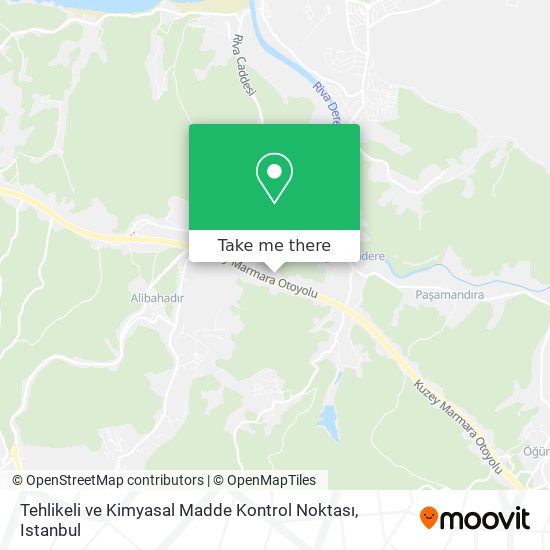 Tehlikeli ve Kimyasal Madde Kontrol Noktası map