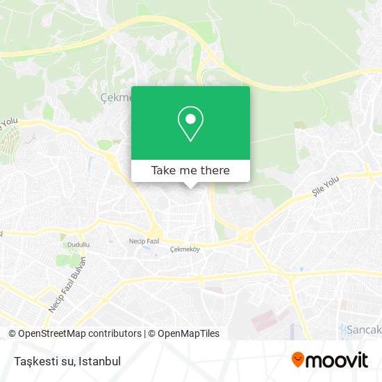 Taşkesti su map