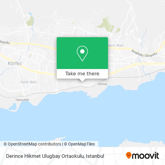 Derince Hikmet Ulugbay Ortaokulu map