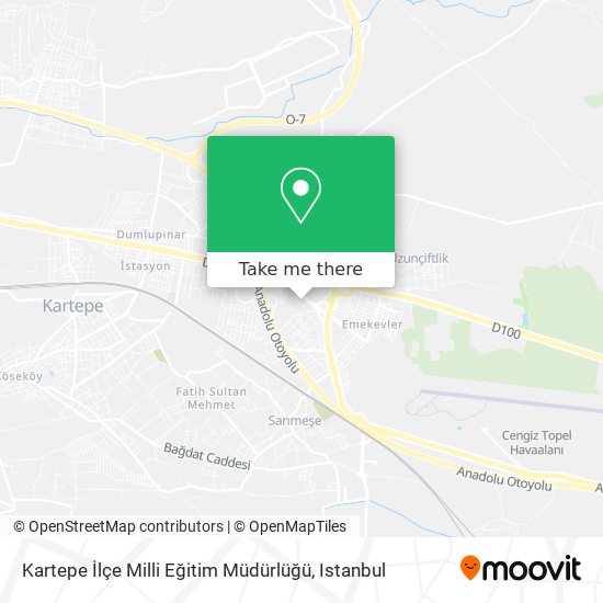 Kartepe İlçe Milli Eğitim Müdürlüğü map
