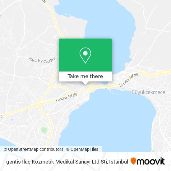 gentis Ilaç Kozmetik Medikal Sanayi Ltd Sti map