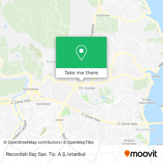 Recordati İlaç San. Tic. A.Ş map