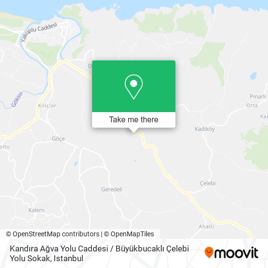 Kandıra Ağva Yolu Caddesi / Büyükbucaklı Çelebi Yolu Sokak map