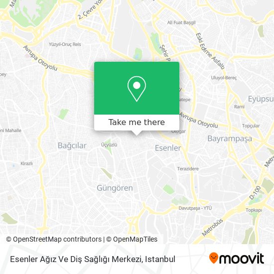 Esenler Ağız Ve Diş Sağlığı Merkezi map