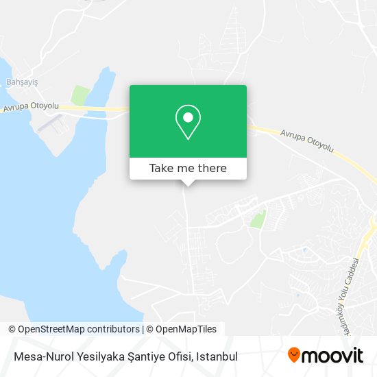 Mesa-Nurol Yesilyaka Şantiye Ofisi map