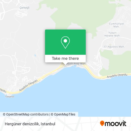 Hergüner denizcilik map