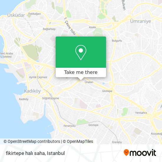 fikirtepe halı saha map