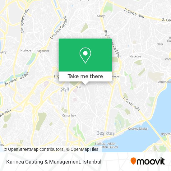 Karınca Casting & Management map