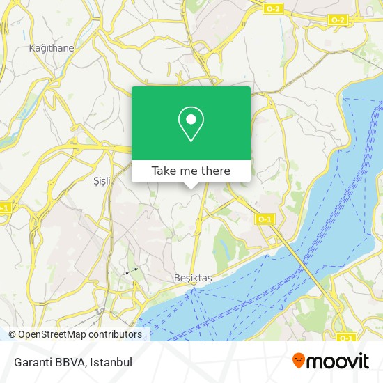 Garanti BBVA map