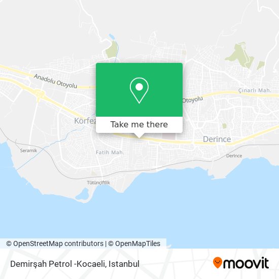 Demirşah Petrol -Kocaeli map