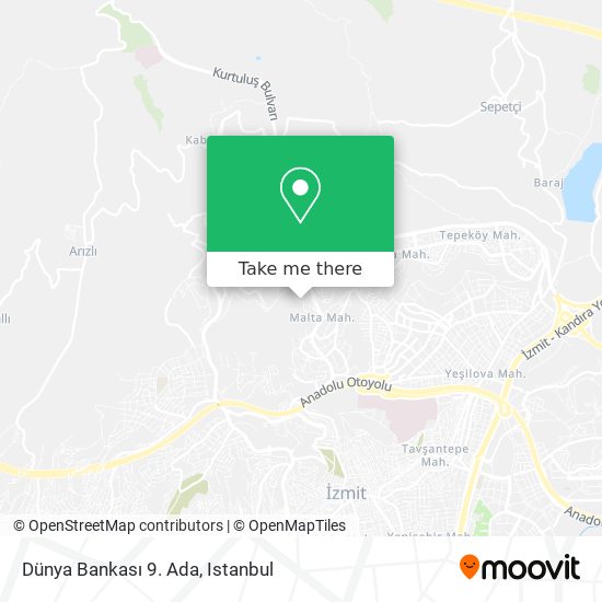 Dünya Bankası 9. Ada map