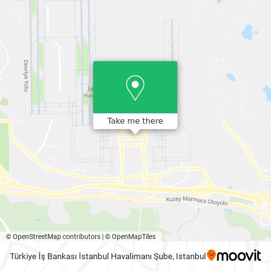 Türkiye İş Bankası İstanbul Havalimanı Şube map