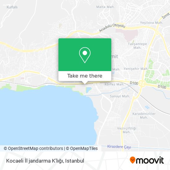 Kocaeli İl jandarma K'lığı map