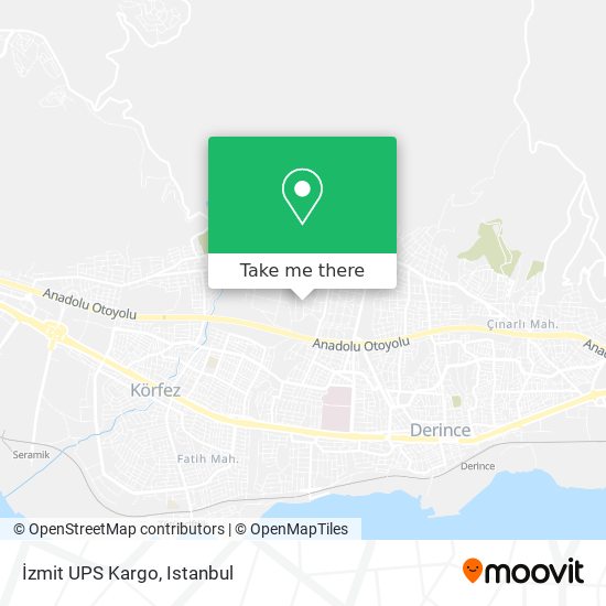 İzmit UPS Kargo map