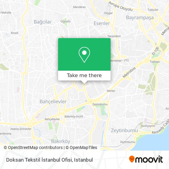 Doksan Tekstil İstanbul Ofisi map