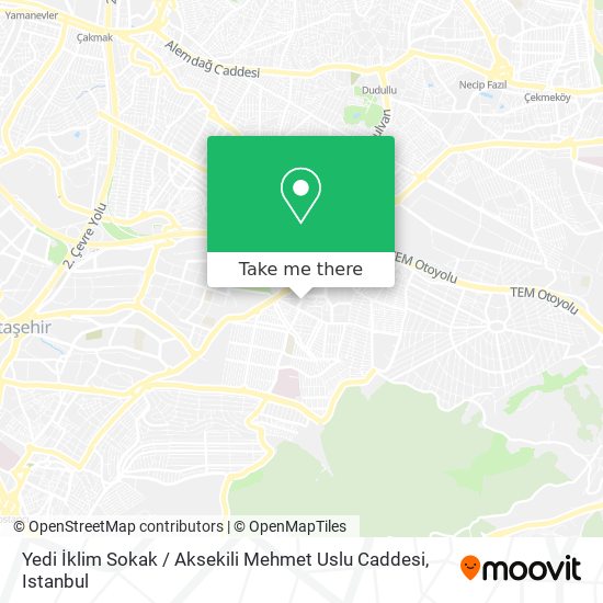 Yedi İklim Sokak / Aksekili Mehmet Uslu Caddesi map