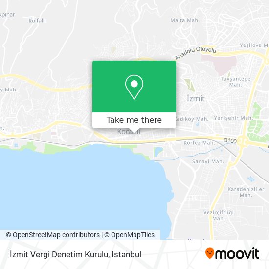 İzmit Vergi Denetim Kurulu map