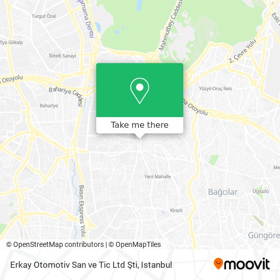 Erkay Otomotiv San ve Tic Ltd Şti map