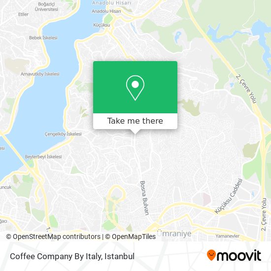 Coffee Company By Italy map