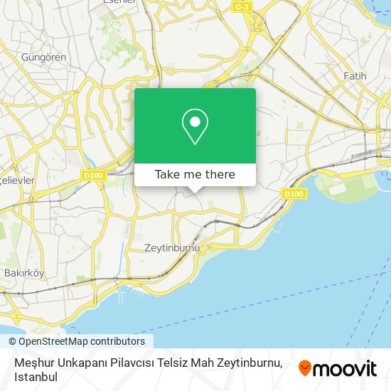 Meşhur Unkapanı Pilavcısı Telsiz Mah Zeytinburnu map