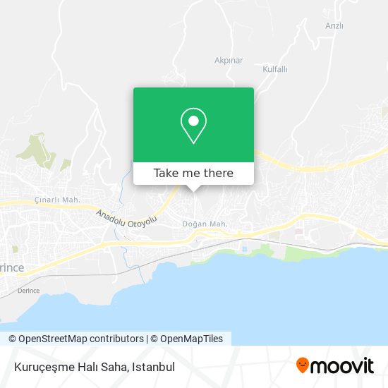 Kuruçeşme Halı Saha map