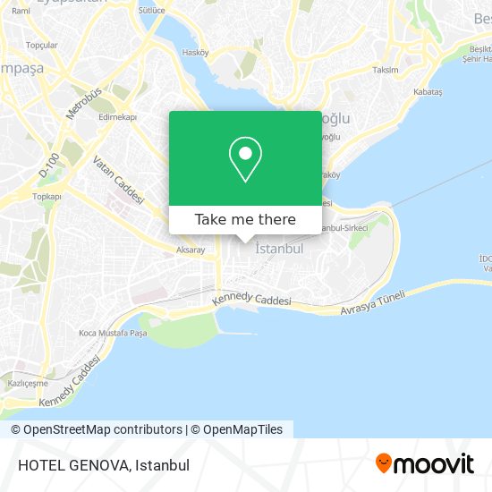 HOTEL GENOVA map