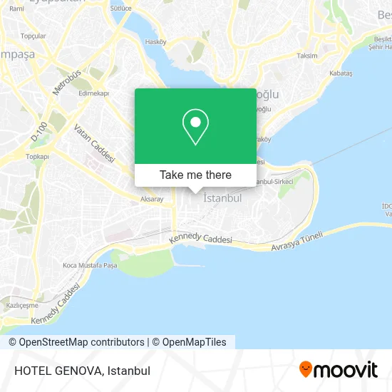 HOTEL GENOVA map