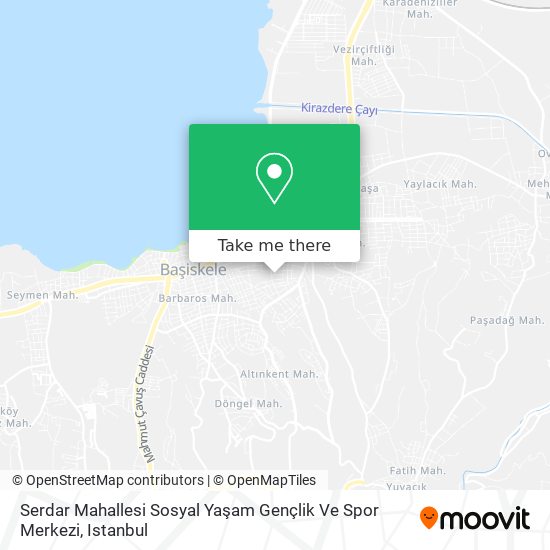 Serdar Mahallesi Sosyal Yaşam Gençlik Ve Spor Merkezi map