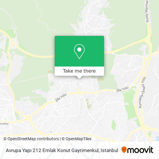 Avrupa Yapı 212 Emlak Konut Gayrimenkul map