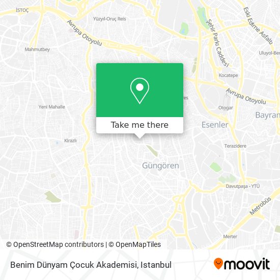 Benim Dünyam Çocuk Akademisi map