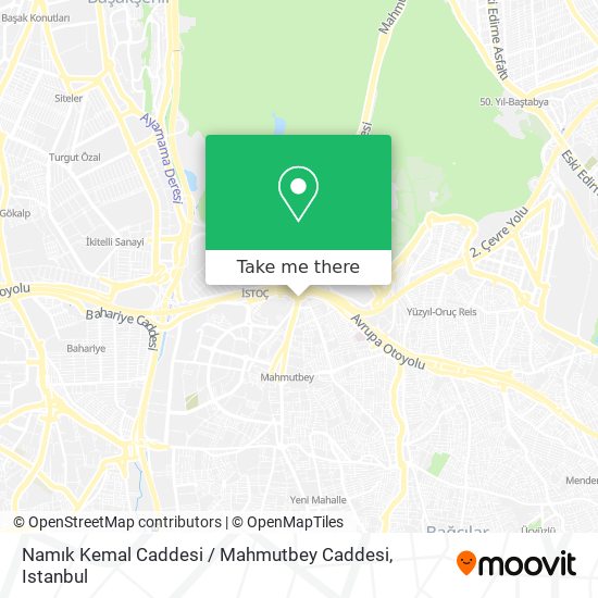 Namık Kemal Caddesi / Mahmutbey Caddesi map