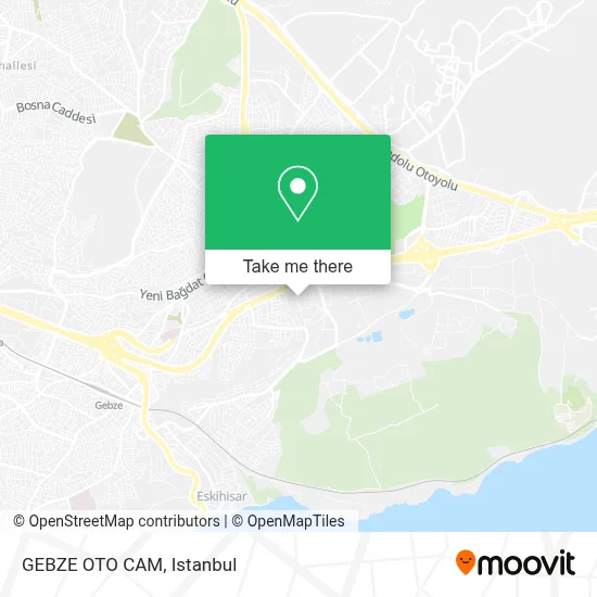 GEBZE OTO CAM map