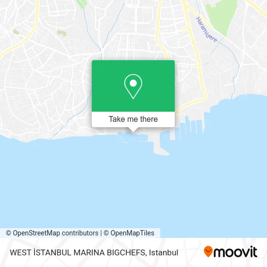 WEST İSTANBUL MARINA BIGCHEFS map
