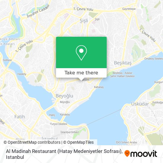 Al Madinah Restaurant (Hatay Medeniyetler Sofrası) map