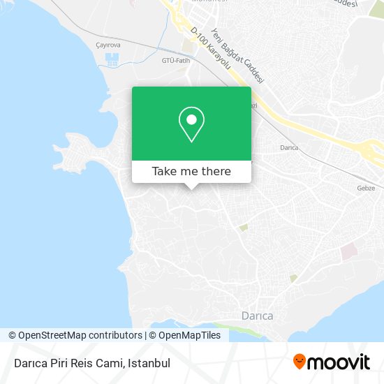 Darıca Piri Reis Cami map